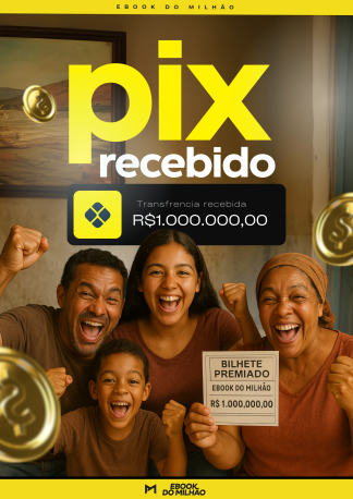 Pix recebido: R$1.000.000,00